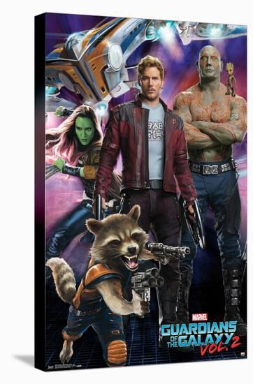 Marvel Cinematic Universe - Guardians of the Galaxy 2 - Group-Trends International-Stretched Canvas