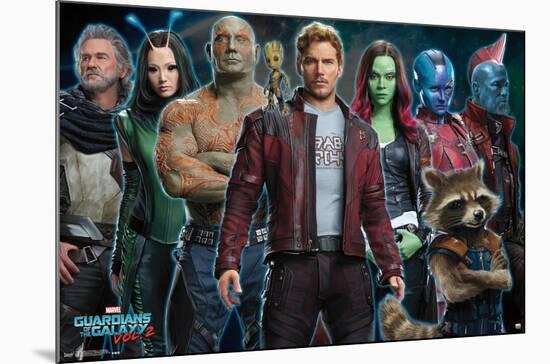 Marvel Cinematic Universe - Guardians of the Galaxy 2 - Intimidation-Trends International-Mounted Poster