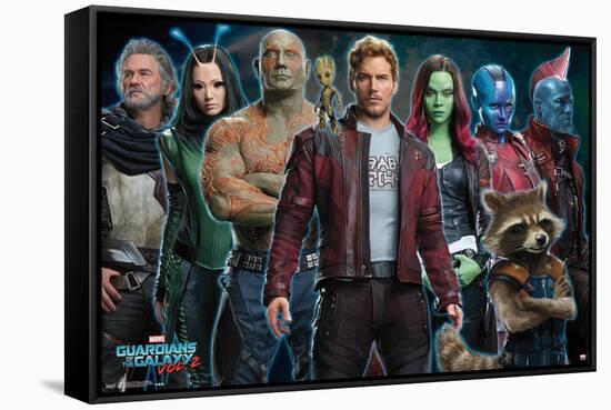 Marvel Cinematic Universe - Guardians of the Galaxy 2 - Intimidation-Trends International-Framed Stretched Canvas