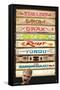 Marvel Cinematic Universe - Guardians of the Galaxy 2 - Tapes-Trends International-Framed Stretched Canvas