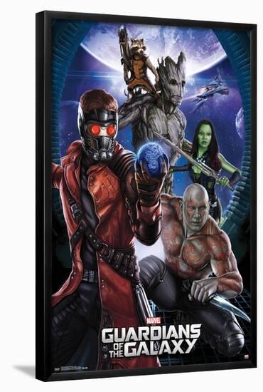 Marvel Cinematic Universe - Guardians of the Galaxy - Group-Trends International-Framed Poster