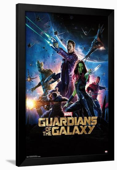 Marvel Cinematic Universe - Guardians of the Galaxy - One Sheet-Trends International-Framed Poster