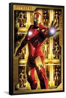 Marvel Cinematic Universe - Iron Man 2 - Hall of Armor-Trends International-Framed Poster