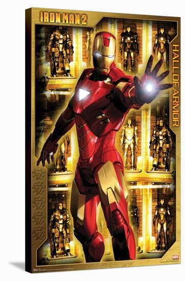 Marvel Cinematic Universe - Iron Man 2 - Hall of Armor-Trends International-Stretched Canvas