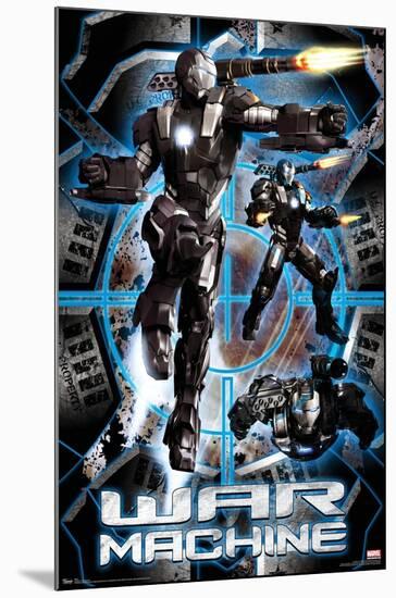 Marvel Cinematic Universe - Iron Man 2 - War Machine-Trends International-Mounted Poster