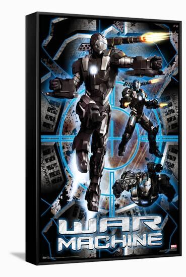 Marvel Cinematic Universe - Iron Man 2 - War Machine-Trends International-Framed Stretched Canvas