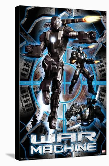 Marvel Cinematic Universe - Iron Man 2 - War Machine-Trends International-Stretched Canvas