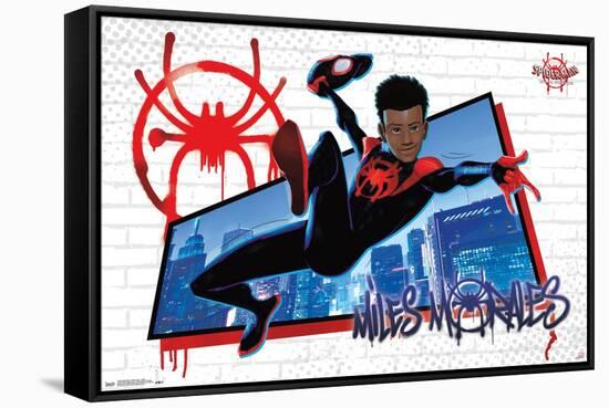 Marvel Cinematic Universe - Spider-Man - Into The Spider-Verse - Miles-Trends International-Framed Stretched Canvas