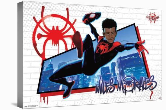 Marvel Cinematic Universe - Spider-Man - Into The Spider-Verse - Miles-Trends International-Stretched Canvas