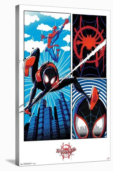 Marvel Cinematic Universe - Spider-Man - Into The Spider-Verse - Panel-Trends International-Stretched Canvas