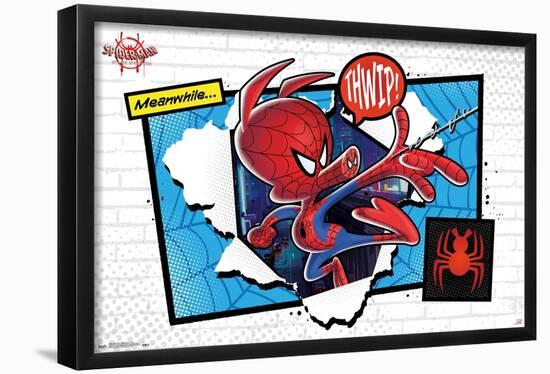 Marvel Cinematic Universe - Spider-Man - Into The Spider-Verse - Thwip-Trends International-Framed Poster