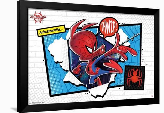 Marvel Cinematic Universe - Spider-Man - Into The Spider-Verse - Thwip-Trends International-Framed Poster