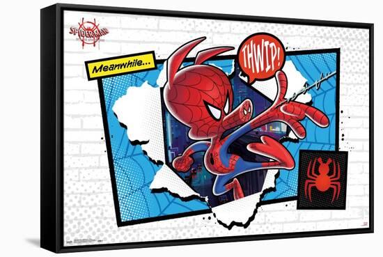 Marvel Cinematic Universe - Spider-Man - Into The Spider-Verse - Thwip-Trends International-Framed Stretched Canvas