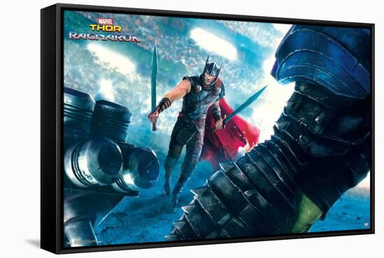 Marvel Cinematic Universe - Thor - Ragnar?k - Arena Thor-Trends International-Framed Stretched Canvas
