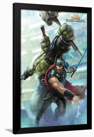 Marvel Cinematic Universe - Thor: Ragnarok - Warriors-Trends International-Framed Poster