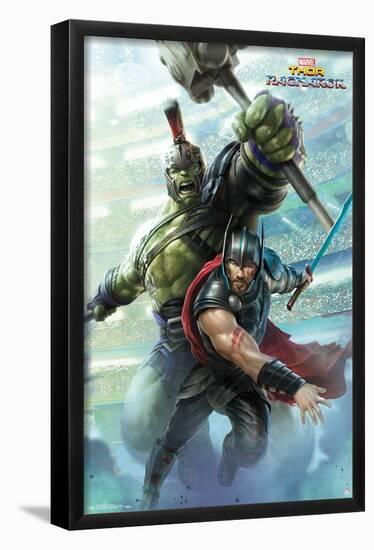 Marvel Cinematic Universe - Thor: Ragnarok - Warriors-Trends International-Framed Poster