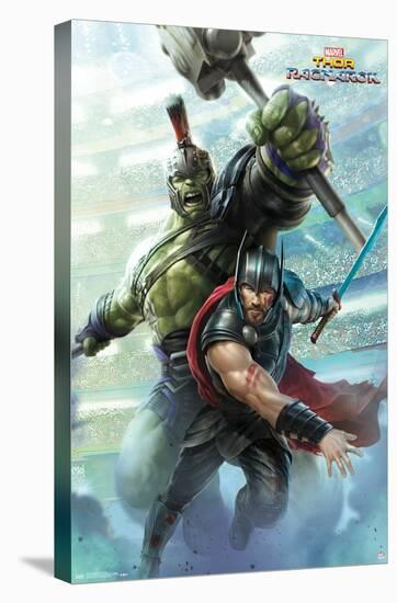 Marvel Cinematic Universe - Thor: Ragnarok - Warriors-Trends International-Stretched Canvas