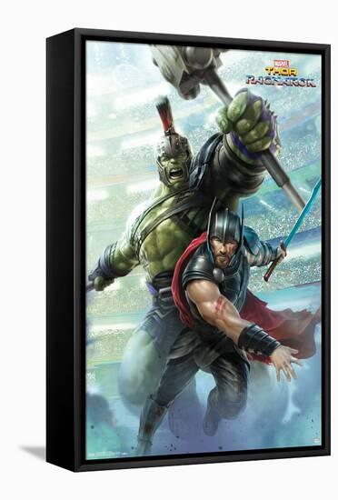 Marvel Cinematic Universe - Thor: Ragnarok - Warriors-Trends International-Framed Stretched Canvas