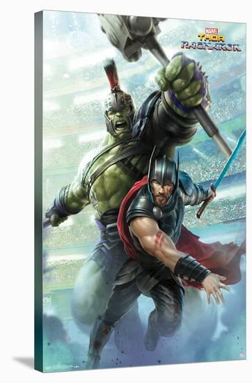 Marvel Cinematic Universe - Thor: Ragnarok - Warriors-Trends International-Stretched Canvas