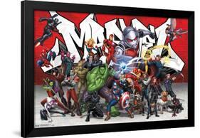 Marvel Comics - Animated Group-Trends International-Framed Poster