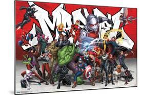 Marvel Comics - Animated Group-Trends International-Mounted Poster