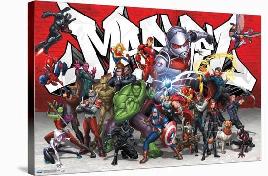 Marvel Comics - Animated Group-Trends International-Stretched Canvas