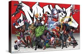 Marvel Comics - Animated Group-Trends International-Stretched Canvas