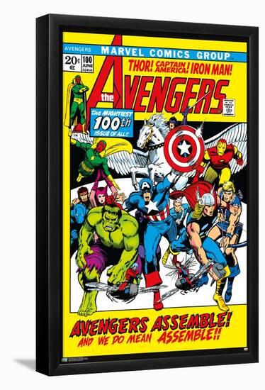 Marvel Comics - Avengers #100-Trends International-Framed Poster