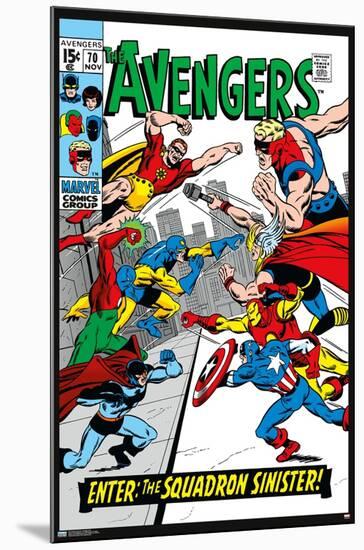 Marvel Comics - Avengers #70-Trends International-Mounted Poster