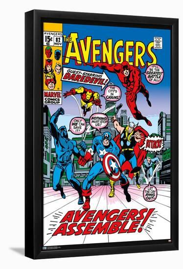 Marvel Comics - Avengers #82-Trends International-Framed Poster