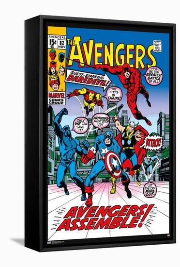 Marvel Comics - Avengers #82-Trends International-Framed Stretched Canvas