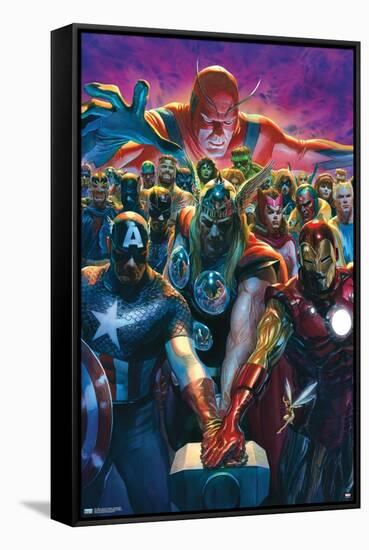 Marvel Comics - Avengers - Avengers #10-Trends International-Framed Stretched Canvas