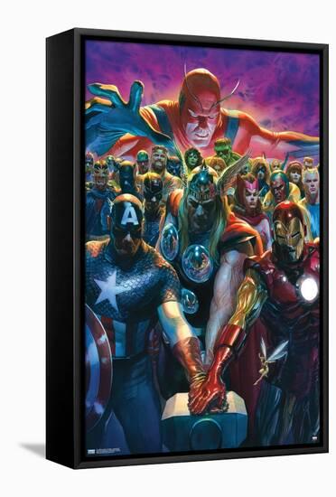 Marvel Comics - Avengers - Avengers #10-Trends International-Framed Stretched Canvas