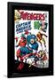 Marvel Comics - Avengers - Captain America - Comic Cover #4-Trends International-Framed Poster