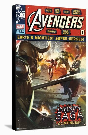 Marvel Comics Avengers: Infinity Saga - #1-Trends International-Stretched Canvas