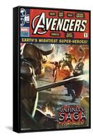 Marvel Comics Avengers: Infinity Saga - #1-Trends International-Framed Stretched Canvas