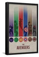 Marvel Comics - Avengers - Minimalist Logo-Trends International-Framed Poster