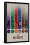 Marvel Comics - Avengers - Minimalist Logo-Trends International-Framed Poster