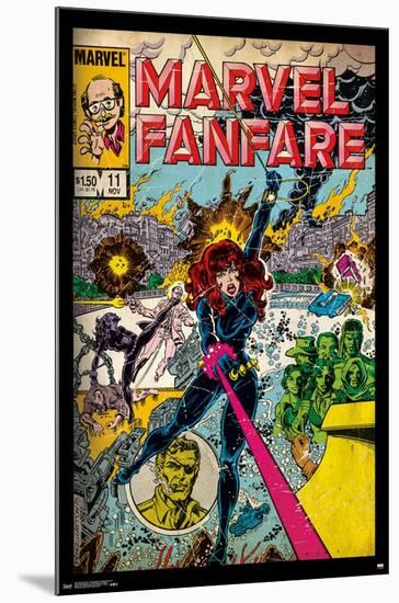 Marvel Comics - Black Widow - Marvel Fanfare #11-Trends International-Mounted Poster