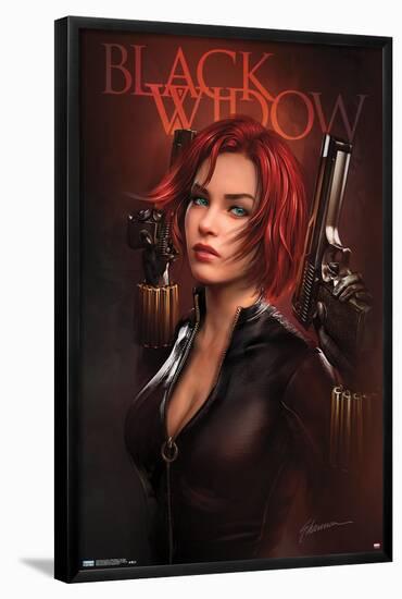 Marvel Comics - Black Widow - Two Guns-Trends International-Framed Poster