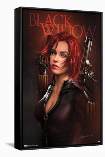 Marvel Comics - Black Widow - Two Guns-Trends International-Framed Stretched Canvas