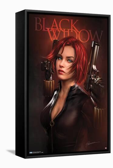 Marvel Comics - Black Widow - Two Guns-Trends International-Framed Stretched Canvas