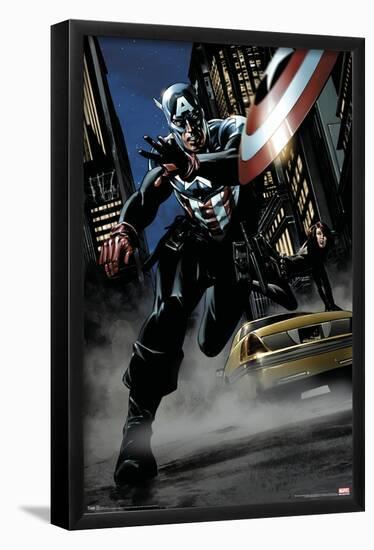 Marvel Comics - Captain America - Comic-Trends International-Framed Poster
