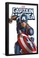 Marvel Comics - Captain America Feature Series-Trends International-Framed Poster