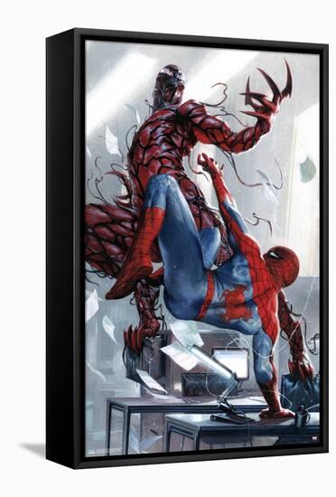 Marvel Comics - Carnage - Battle with Spider-Man-Trends International-Framed Stretched Canvas