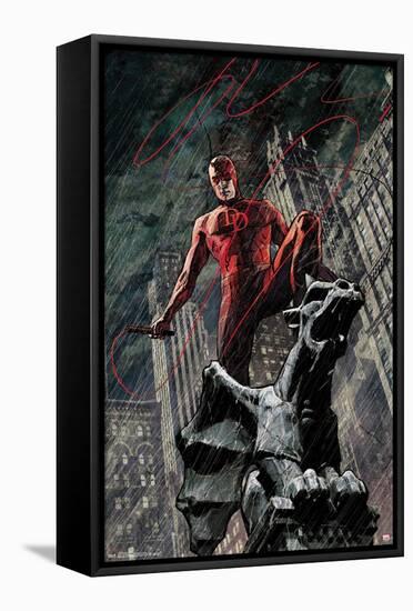 Marvel Comics - Daredevil - Hell's Kitchen Devil-Trends International-Framed Stretched Canvas