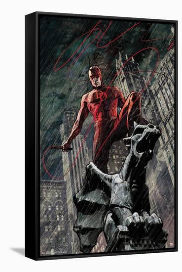 Marvel Comics - Daredevil - Hell's Kitchen Devil-Trends International-Framed Stretched Canvas