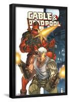 Marvel Comics - Deadpool and Cable-Trends International-Framed Poster