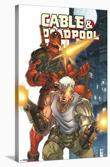 Marvel Comics - Deadpool and Cable-Trends International-Stretched Canvas