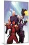 Marvel Comics - Deadpool and Domino-Trends International-Mounted Poster